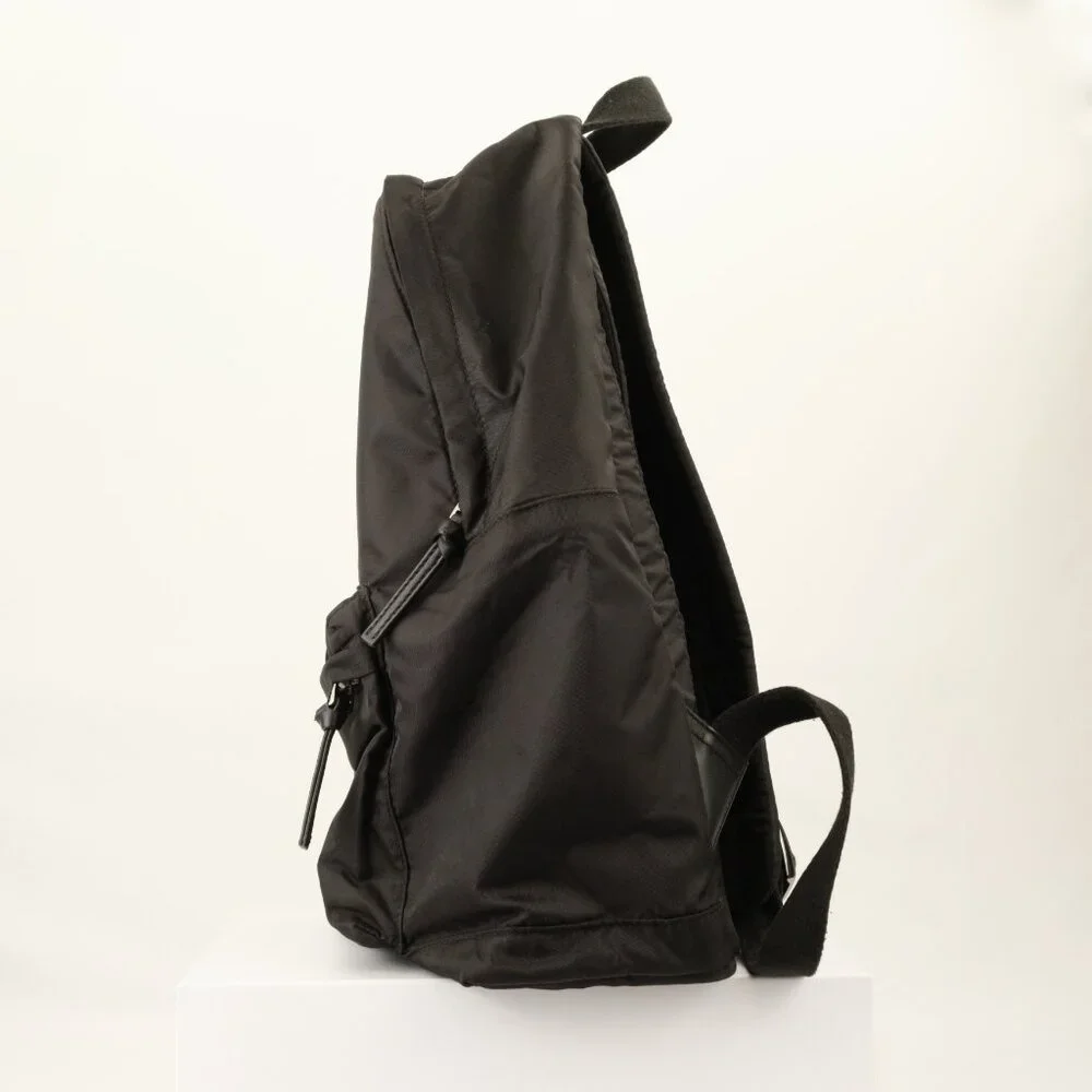 Dolce & Gabbana Nylon Distressed Milano Print Backpack, Black